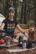 Load image into Gallery viewer, VOTE Rainbow Ombre Men's / Unisex or Women's T-shirt