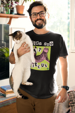 Load image into Gallery viewer, Cat Circus Flying Cat - Men's/Unisex or Women's T-Shirt