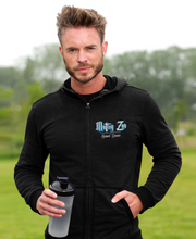 Load image into Gallery viewer, PawPaw Emeritus Fan Art- Elise Hughes- Men's/Unisex Zip Front Hoodie