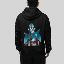 Load image into Gallery viewer, PawPaw Emeritus Fan Art- Elise Hughes- Men's/Unisex Zip Front Hoodie