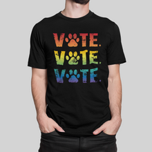 Load image into Gallery viewer, VOTE Rainbow Ombre Men's / Unisex or Women's T-shirt
