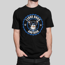 Load image into Gallery viewer, I Love Dogs & Beer Men's/Unisex or Women's T-shirt