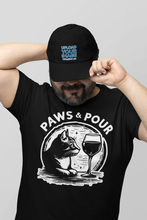 Load image into Gallery viewer, Paws & Pour Cat - Men's / Unisex T-Shirt