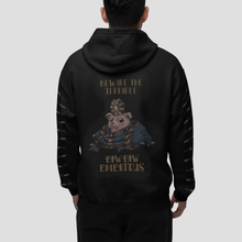 Load image into Gallery viewer, PawPaw Emeritus Fan Art- Risunsky- Men's/Unisex Zip Front Hoodie