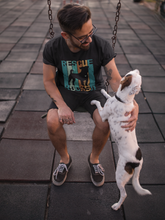 Load image into Gallery viewer, Rescue Rocks Vintage - Small Dog (with or without heart) Men's Unisex/ Women's T-shirt