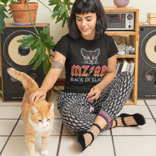 Load image into Gallery viewer, MZ/AR Cat Back in Black - Men's / Unisex T-shirt