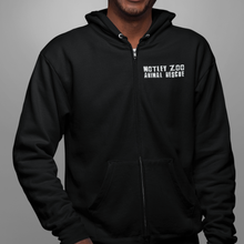 Load image into Gallery viewer, Keep Calm & Rescue On Men's/Unisex Zip Front Hoodie