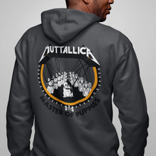 Load image into Gallery viewer, Muttallica Men's/Unisex Zip Front Hoodie (Grey)