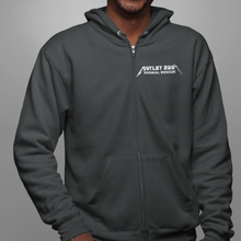 Load image into Gallery viewer, Muttallica Men's/Unisex Zip Front Hoodie (Grey)