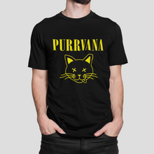 Load image into Gallery viewer, Purrrvana Men's/ Unisex or Women's T-shirt