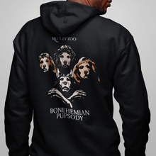 Load image into Gallery viewer, Bonehemian Pupsody Men's/ Unisex Zip Front Hoodie