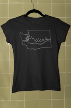 Load image into Gallery viewer, WA is Home- Cat Version- Men's/Unisex or Women's T-shirt