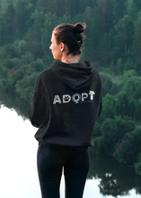 Load image into Gallery viewer, ADOPT (Feline style) Men's/ Unisex Zip Front Hoodie