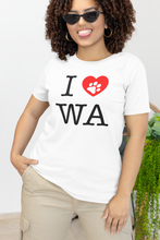 Load image into Gallery viewer, I Heart WA Men's/Unisex or Women's T-shirt