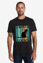 Load image into Gallery viewer, Rescue Rocks Vintage- Cat (with or without heart) Men's Unisex/ Women's T-shirt