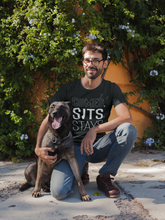 Load image into Gallery viewer, Comes. Sits. Stays. Men's/Unisex or Women's T-shirt
