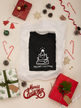 Load image into Gallery viewer, Meowy Catmas - Men's / Unisex T-shirt