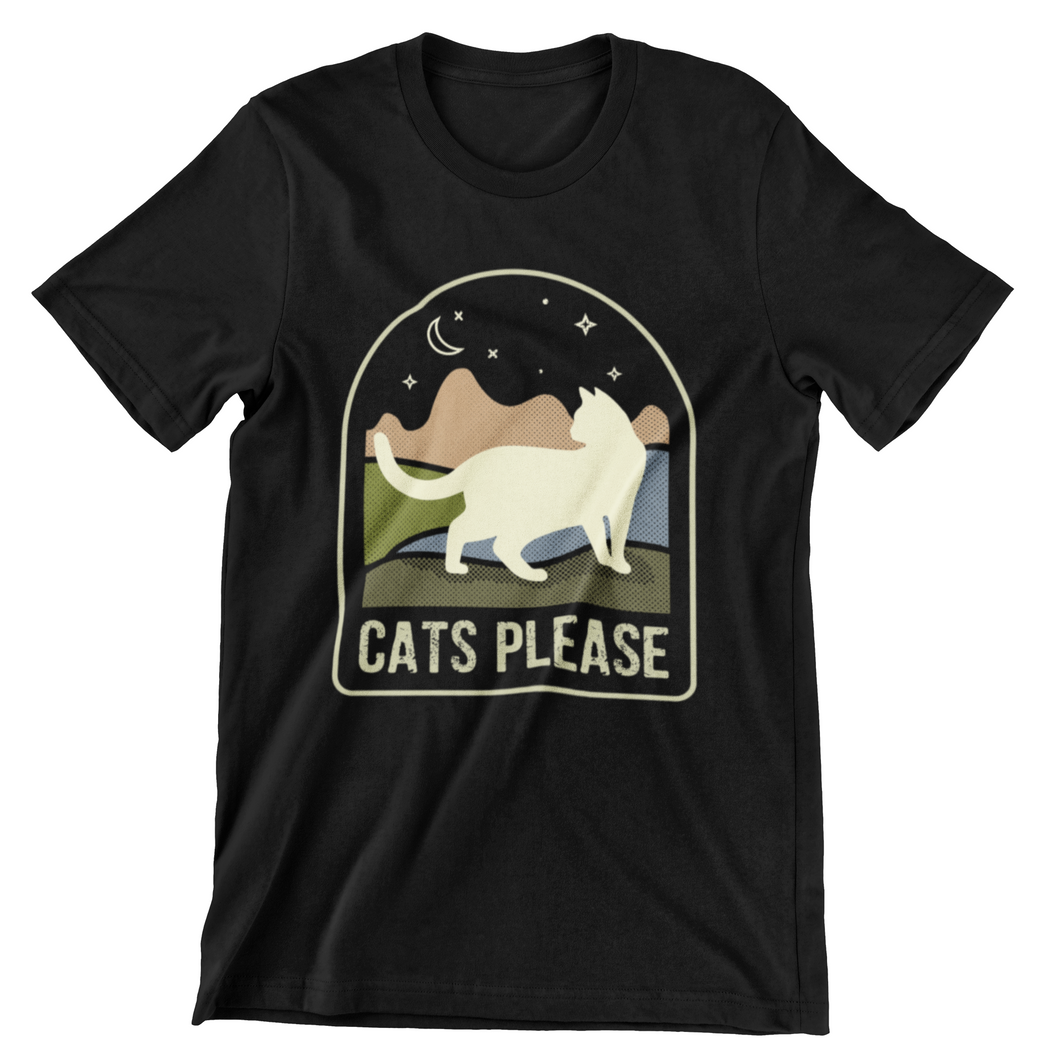 Cats Please- Men's/Unisex or Women's T-shirt