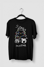 Load image into Gallery viewer, I'm a STAR Holiday Theme- Men's/Unisex or Women's Tshirt
