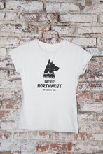 Load image into Gallery viewer, PNW Dog Silhouette Men's/Unisex or Women's T-shirt