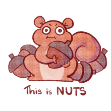 Load image into Gallery viewer, Squirrels are Nuts - Men's/ Unisex or Women's T-shirt