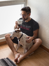 Load image into Gallery viewer, My Dog/Cat is my Valentine - Men's/Unisex T-shirt
