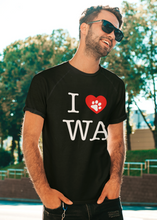 Load image into Gallery viewer, I Heart WA Men's/Unisex or Women's T-shirt