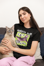 Load image into Gallery viewer, Cat Circus Flying Cat - Men&#39;s/Unisex or Women&#39;s T-Shirt
