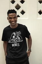 Load image into Gallery viewer, Save Tails. Sip Wine - Men&#39;s/Unisex or Women&#39;s T-Shirt
