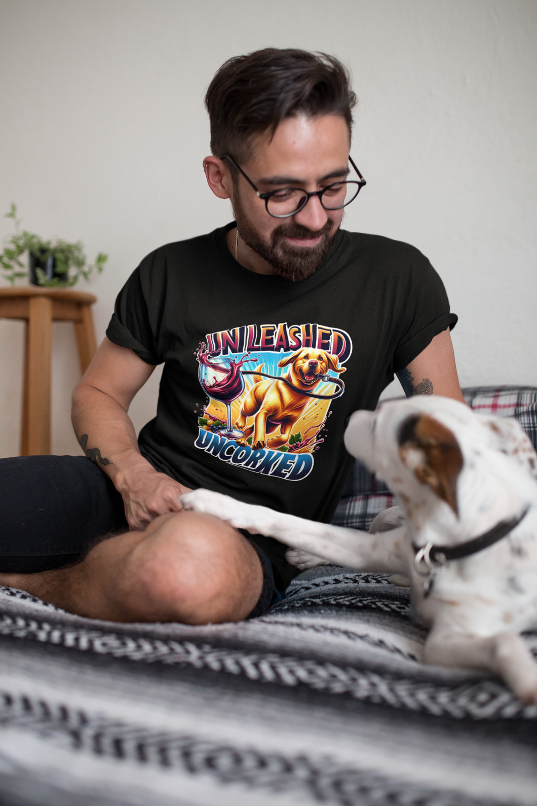 Unleashed & Uncorked - Men's/Unisex or Women's T-Shirt