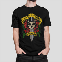Load image into Gallery viewer, Claws &#39;N&#39; Roses Men&#39;s/Unisex or Women&#39;s T-Shirt
