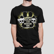 Load image into Gallery viewer, Keep Calm &amp; Rescue On Men&#39;s/Unisex or Women&#39;s T-shirt
