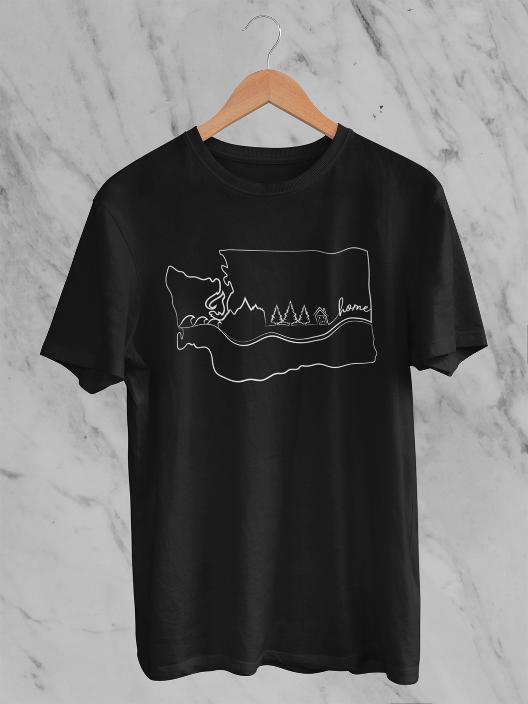 WA is Home- Cat Version- Men's/Unisex or Women's T-shirt