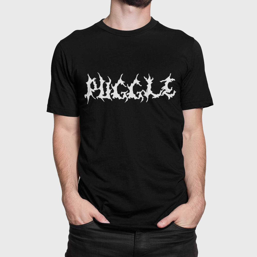PUGGLE Metal Head Men's/Unisex or Women's T-shirt