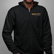Load image into Gallery viewer, Motley Zoo Classic Logo (Full Color) Men&#39;s/Unisex Zip Front Hoodie

