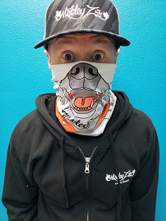 Motley Zoo Gaiter Face Mask 2.0 - Reversible Dog & Cat Faces!