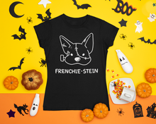 Load image into Gallery viewer, Frenchiestein (Halloween Series)-  Men&#39;s/ Unisex or Women&#39;s T-shirt
