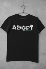 Load image into Gallery viewer, ADOPT (Feline style) Men&#39;s/Unisex or Women&#39;s T-shirt

