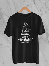Load image into Gallery viewer, PNW Dog Silhouette Men&#39;s/Unisex or Women&#39;s T-shirt
