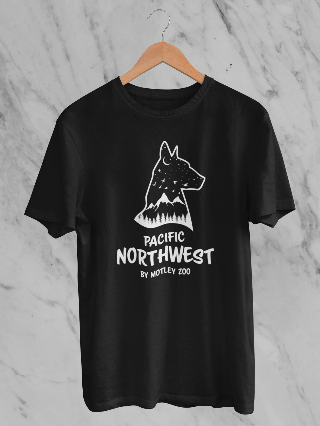 PNW Dog Silhouette Men's/Unisex or Women's T-shirt
