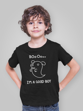 Load image into Gallery viewer, Boo!! I&#39;m A Good Girl GHOST DOG  (Halloween Series)- Men&#39;s/ Unisex or Women&#39;s T-shirt

