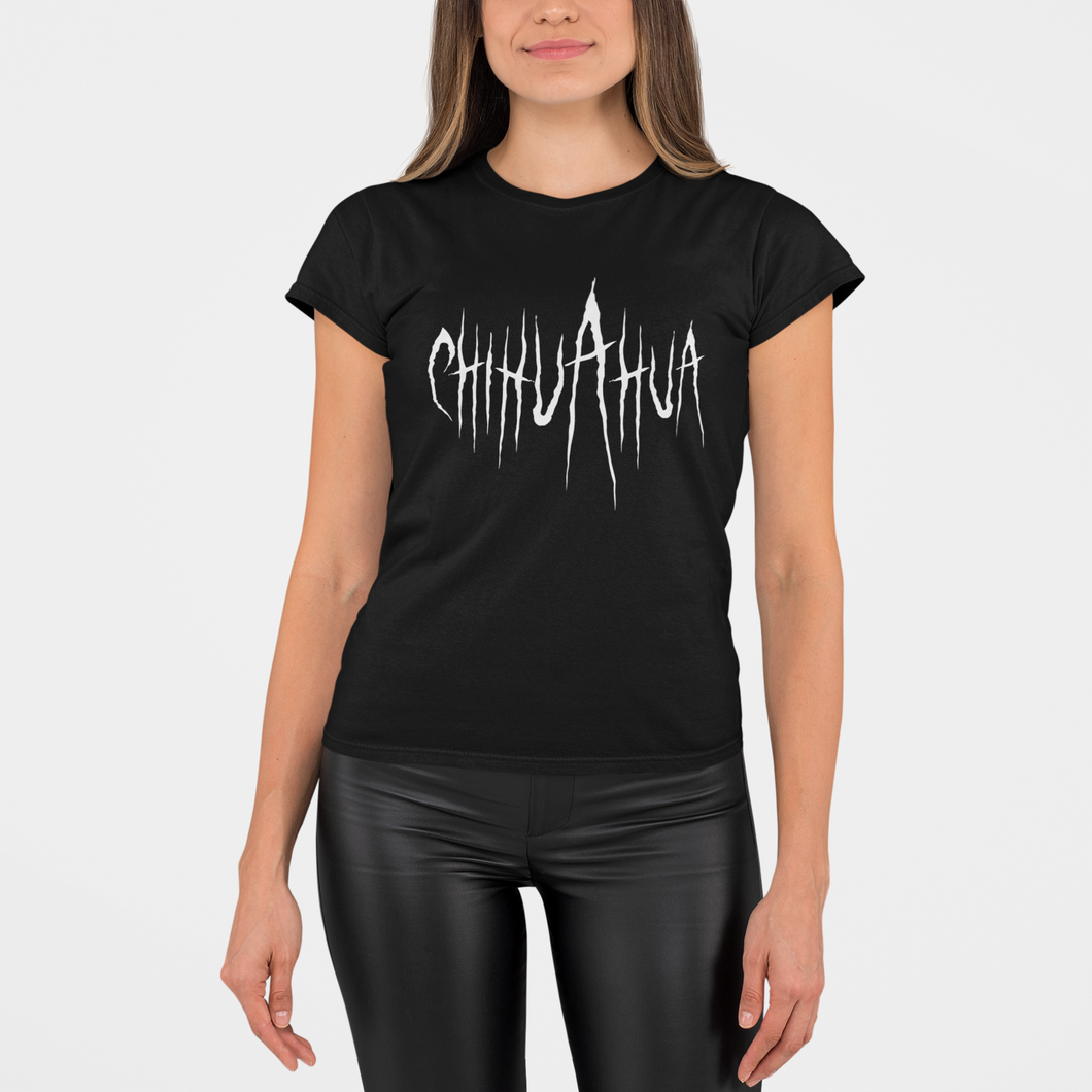 CHIHUAHUA Metal Head Men's/Unisex or Women's T-shirt